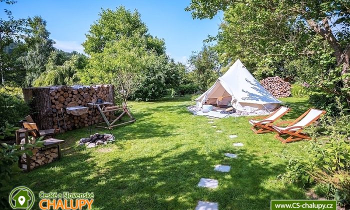 Glamping Mileč - STAN s vanou - Nepomuk