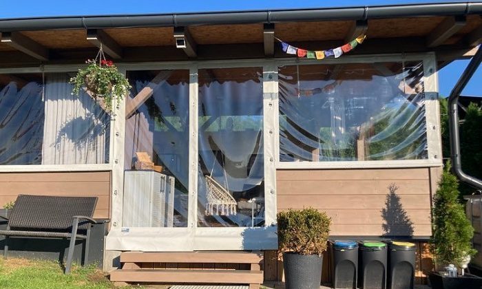 Karavan a pergola - Chrášťany - Konopiště