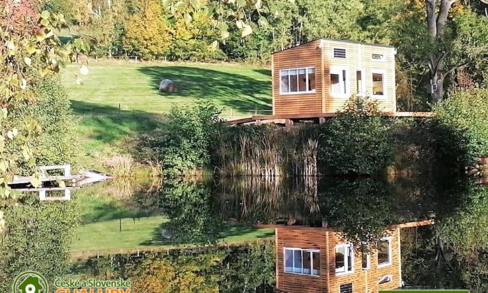 Glamping Mikulášovice - Tiny House u rybníka