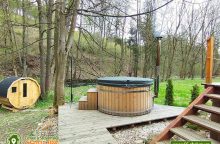 Wellness chatička Těšíkov - bazén a sauna