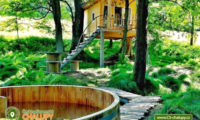 Glamping Mikulášovice - Treehouse Lea