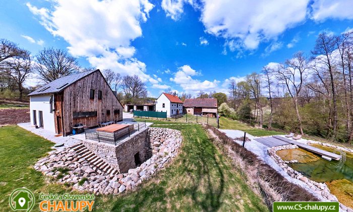 Podlešanský mlýn s wellness - chalupa Lešany