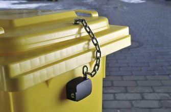 Popelnice se zámkem