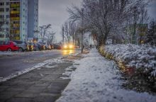 Zasněžený chodník