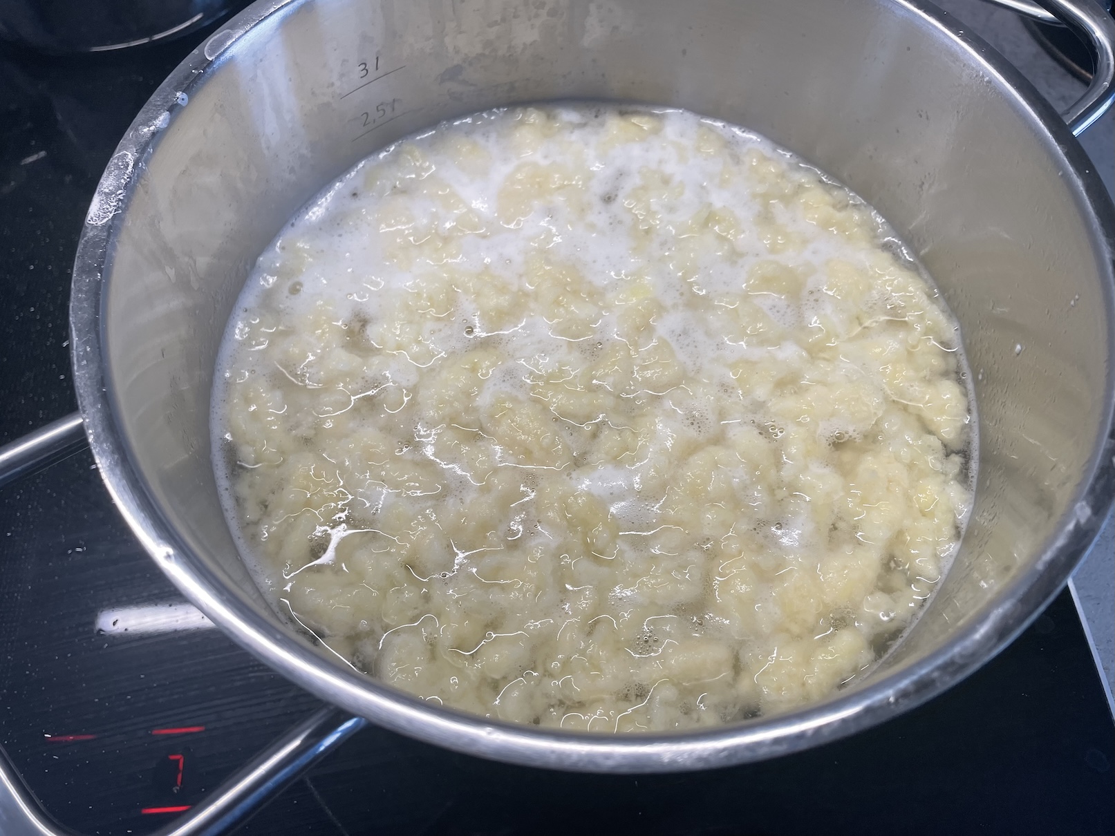 Halušky na hladině